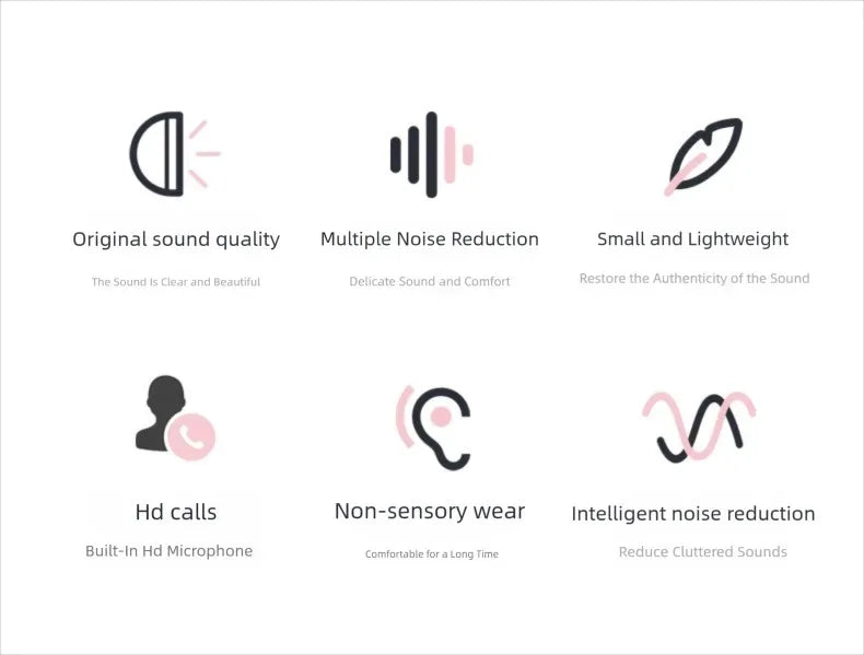 Portable In Ear Music Wired Pink Earphones For Girl Women Gaming Play With Mic Sleep Anti-lost Wired Type C 3.5mm Headphone