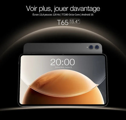 【New】2025 Teclast T65 13.4 Inch Android 16 Tablet 1920X1200 120Hz T7280 8-Core 20Gb Ram (8Gb+12Gb Expansion) 128Gb Rom 4g