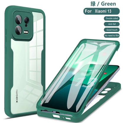 360 Full Body Protective Phone Case For Xiaomi Mi 14 Ultra  Mi14 13 12 Pro Xiaomi 13T 12T Mi 13 12 Lite 12X Built Screen Cover