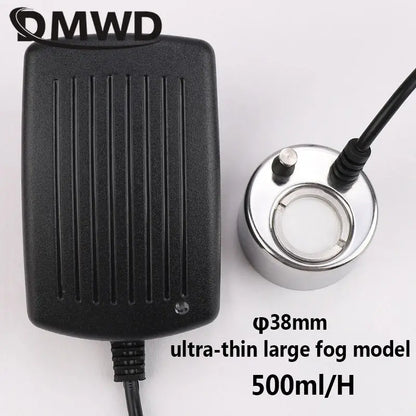 Ultrasonic Atomizer Lightless Metal Head Ceramic Chip Fogger 38mm Balcony Courtyard Water Feature Fountain Sprayer Humidifier EU