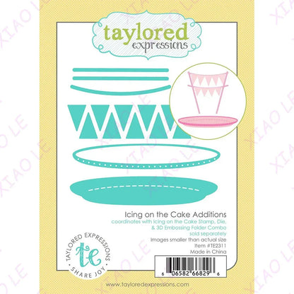 Birthday Bash Icing on the Cake Metal Cutting Dies And Stamps DIY Scrapbooking Card Stencil Paper Cards Handmade Album Stamps