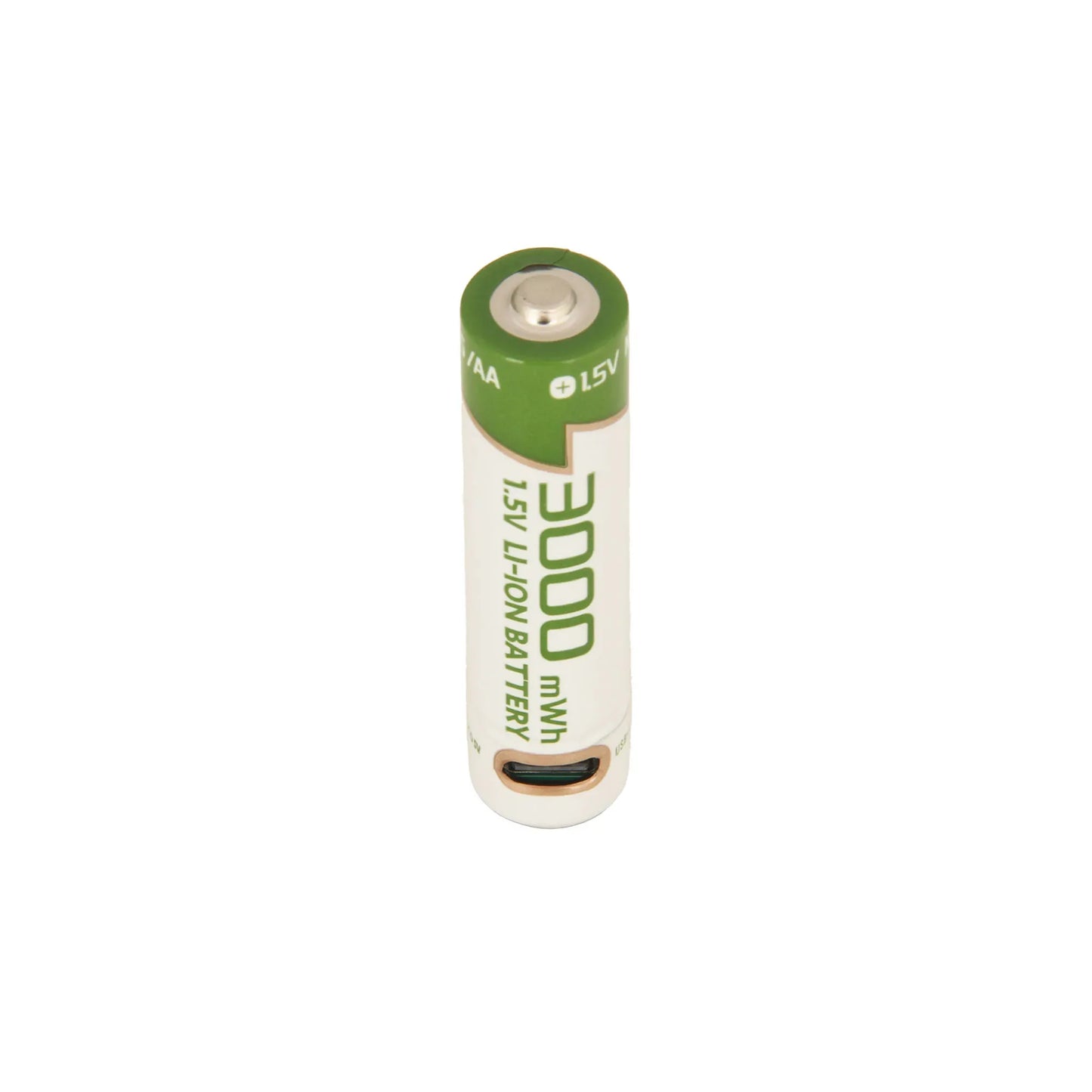 AA 1.5V 2.0Ah Camera Toy Clock Flashlight TV Remote Control Type-C Charging Li-Ion Rechargeable Tip Point Number 5 Battery Cell