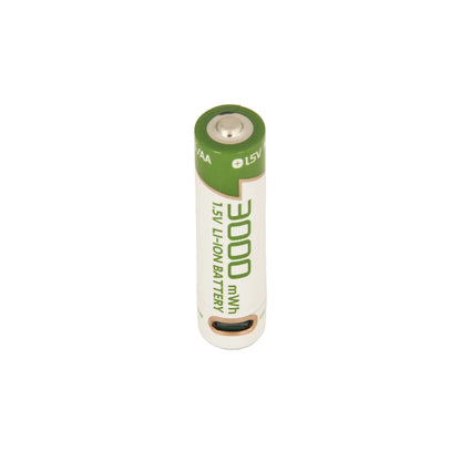 AA 1.5V 2.0Ah Camera Toy Clock Flashlight TV Remote Control Type-C Charging Li-Ion Rechargeable Tip Point Number 5 Battery Cell