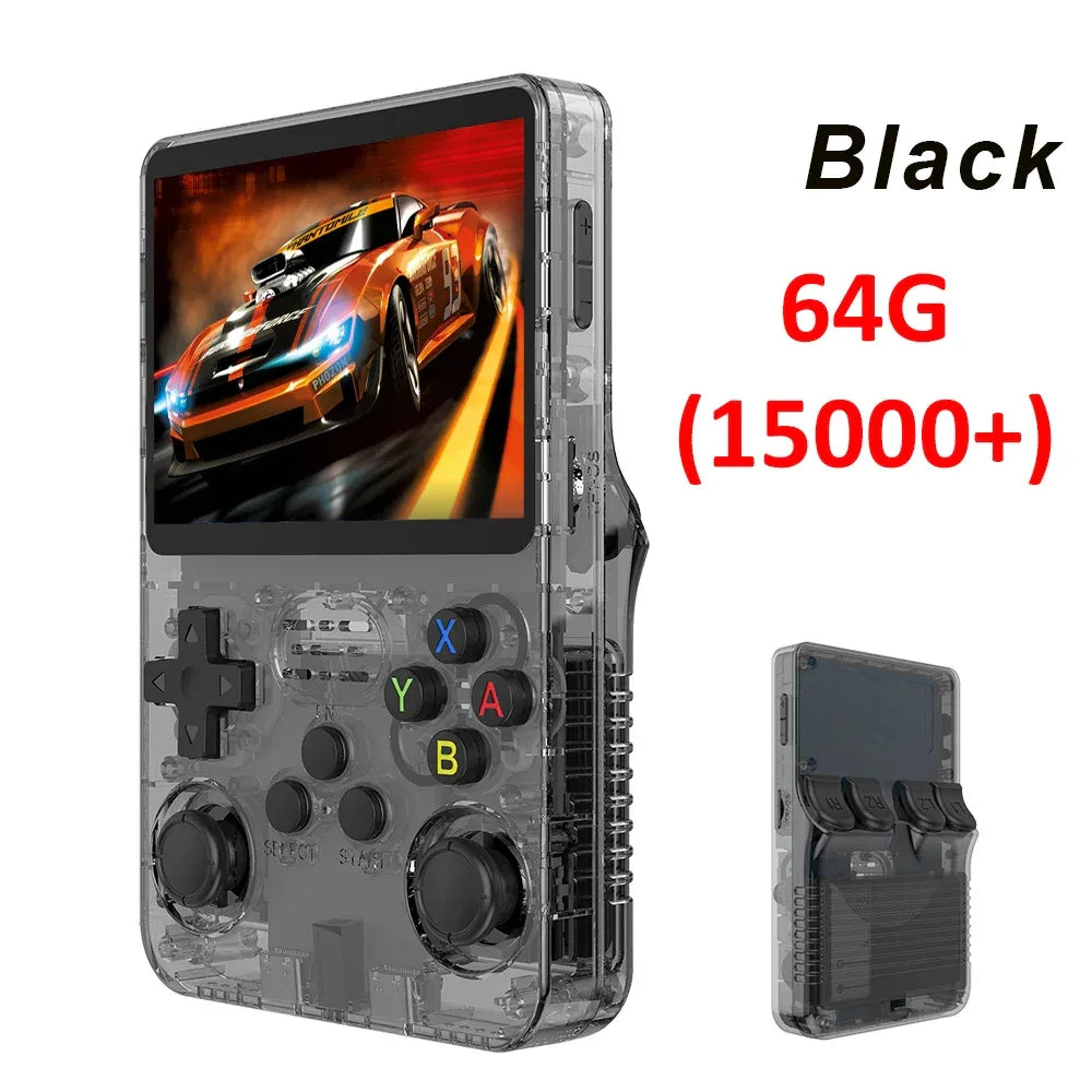 R36S Retro Handheld Video Game Console Linux System 3.5 Inch IPS Screen R35s Pro Portable Pocket Video Player Games 64G/128G