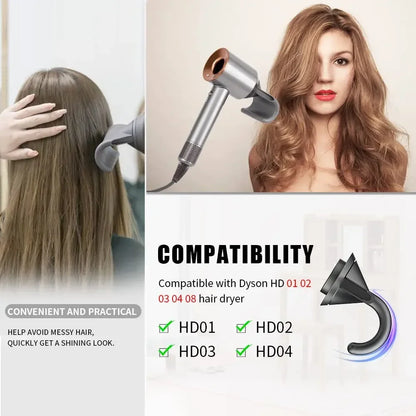 Hair Dryer Nozzle for Dyson Magnetic Hood Dhape Anti-Flying Universal Diffuser Hair Dryer Hd08 03 Magnetic Hood Dhape