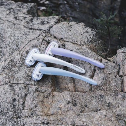 Colorlamb Whale Shape Women Razor with 5 Layer Skincare Soap Blades for Shaving Body Hair Removal Tool Safe Cleaning Shaver