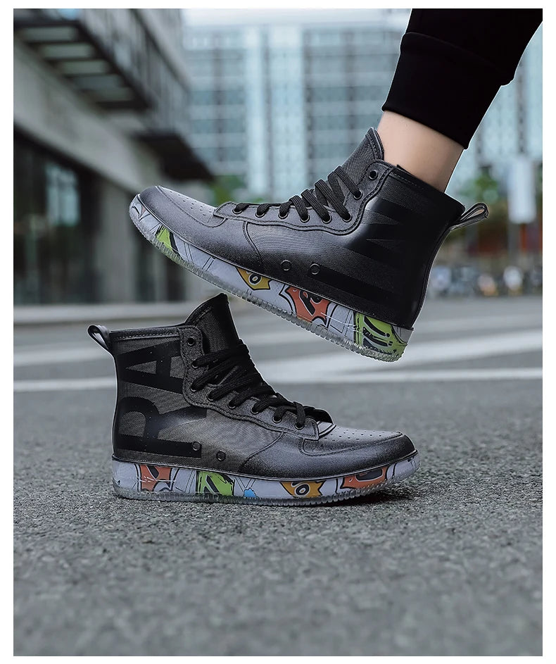 Men Rain Boots Fashion Trendy Nude Boots Anti-skid Work Chef Shoes Durable Waterproof Rubber Fishing Shoes Male Sneakers 2023New