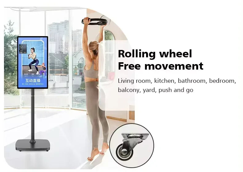 Interactive 21.5 27 Inch Smart Television in Cell Touch LCD Screen 2K Panel Rotating TV with Android 13