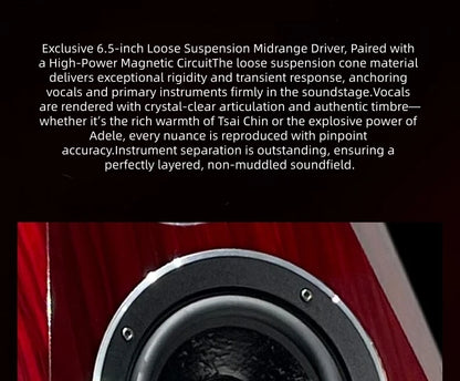 BL-8 Diamond 8 Flagship Hi-Fi Floor Standing Speakers, Audiophile High-End Passive Tower System for Home Audio