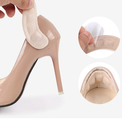 1/2Pair Silicone Pads Forefoot for Women's Shoes Non-slip Insert Self-adhesive Heel Gel Insoles Heels Sandals Anti-Slip Foot Pad