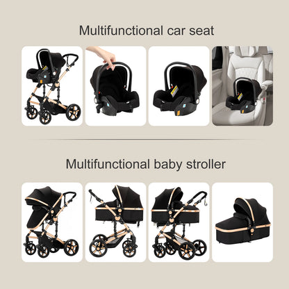 Baby Stroller 3 in 1 stroller lightweight strollers  Baby Carriage mutifunction strollers Baby newborn stroller mother kids