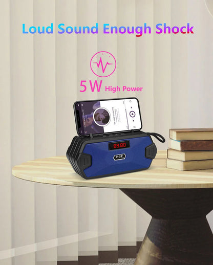 Portable Wireless Speaker Bluetooth-compatible Outdoor USB Speakers With FM Radio For Receiver AUX TF MP3 LoudspeakerPhone PC