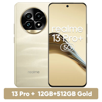 realme 13 Pro Plus Smartphone with Google Play Snapdragon 7s Gen 2 5G Chipset 5200mAh Battery Sony LYT-600 Periscope OIS Camera