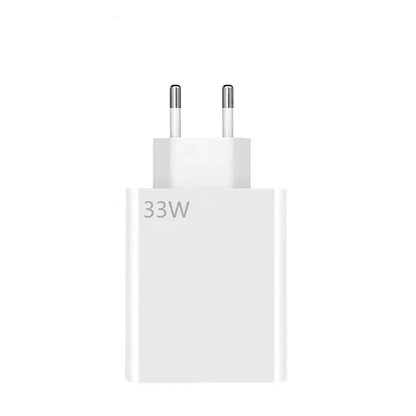 33W USB Charger Type C Fast Charging Charger 6A USB Cable Quick Phone Charger Adapter For Xiaomi mi14 13 12 Redmi iPhone Oneplus
