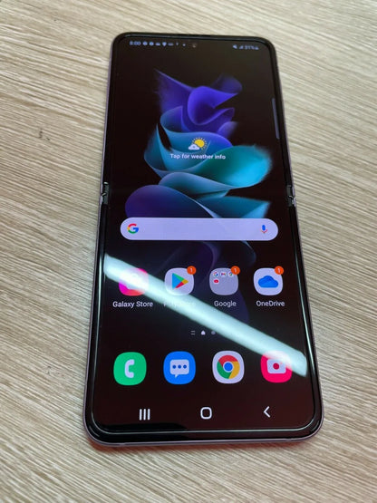Samsung Galaxy Z Flip3 Flip 3 5G F711U1 F711N F711B 6.7" 8GB 128/256GB NFC Snapdragon Chipset Unlocked Foldable Smart Phone