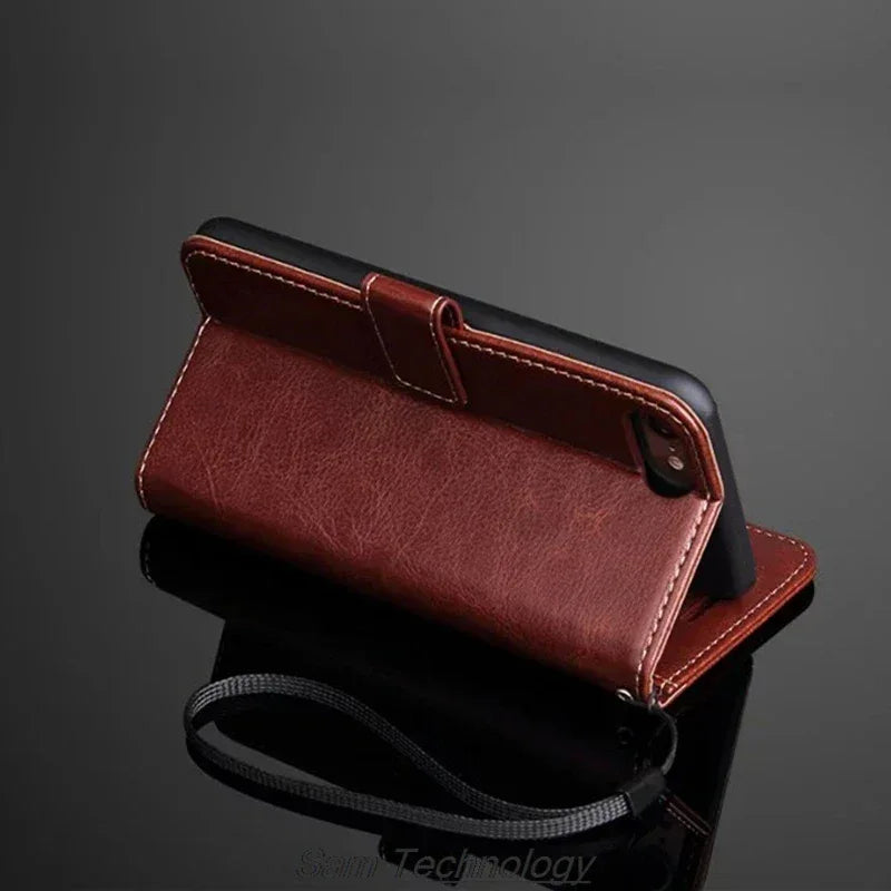 Card Holder Cover Case for Xiaomi 14T / Xiaomi Mi 14T Pro Pu Leather Flip Cover Retro Wallet Phone Case Business Fundas Coque