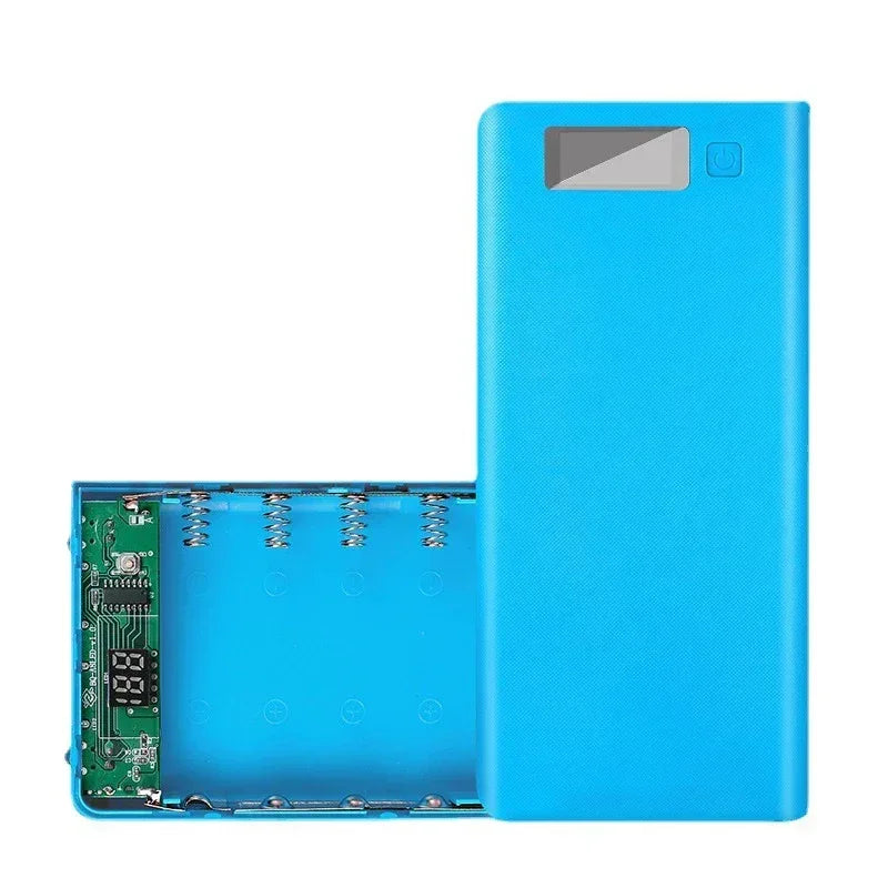 Dual USB Power Bank Battery Box Case 8*18650 LED DIY Shell Case Charging Storage Battery Holder Mobile Phone Charger For Xiaomi