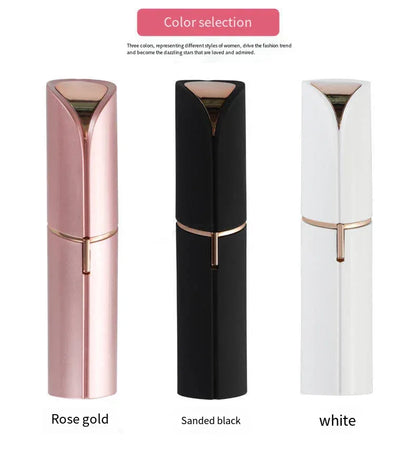 Lipstick-Shaped Electric Hair Remover Eyebrow Shaper Women's Hair Removal Device Mini Facial Hair Removal Instrument Face Hair
