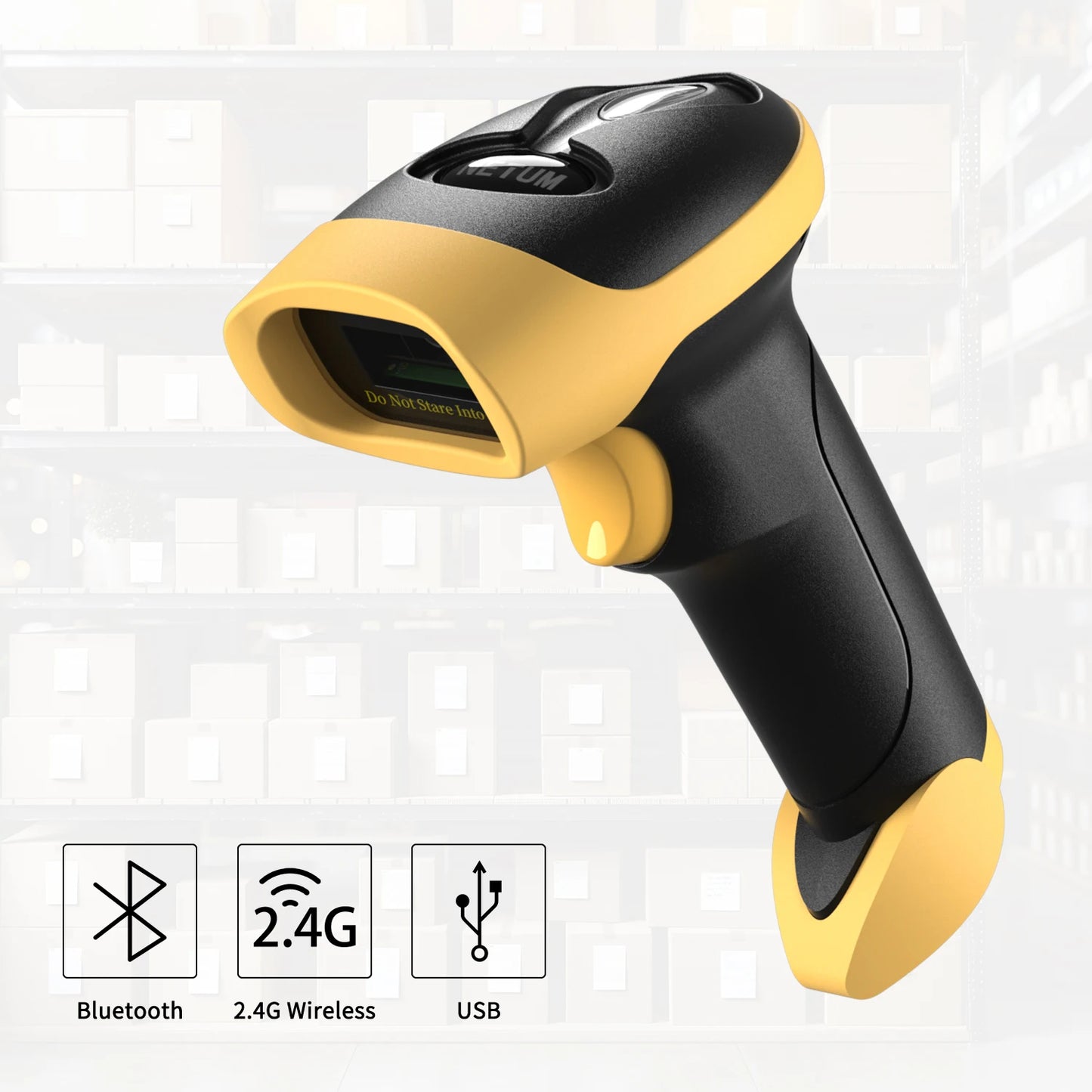 NETUM L8BLPro  Blueooth Wireless 2D Barcode Scanner QR Barcode Reader PDF417 Automatic Sensing for Pos Scanning