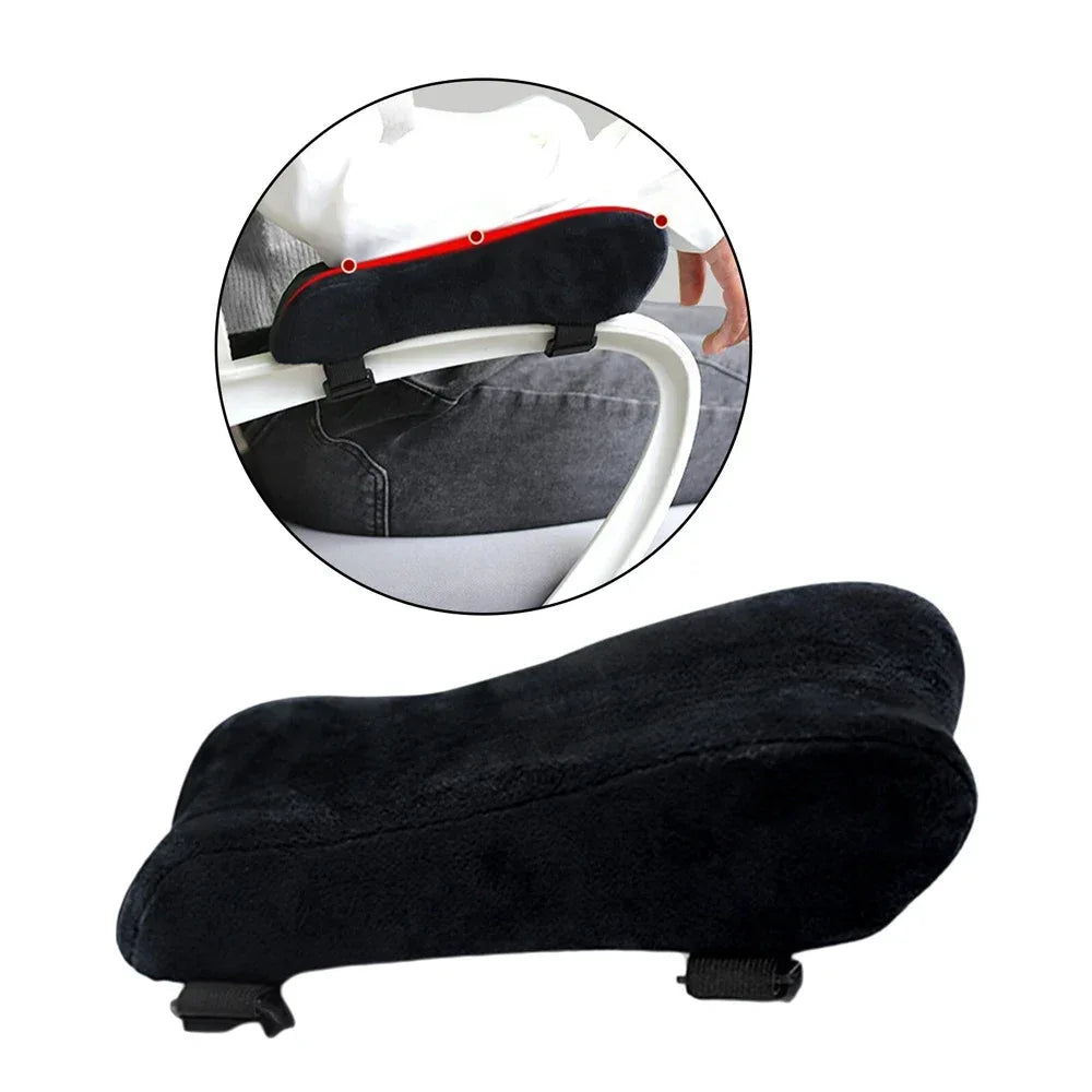 Office Chair Arm Pads with Cooling Gel,Memory Foam Armrest Pads for Gaming Chair Arm Rest Covers for Desk Chair Armrest Cushions