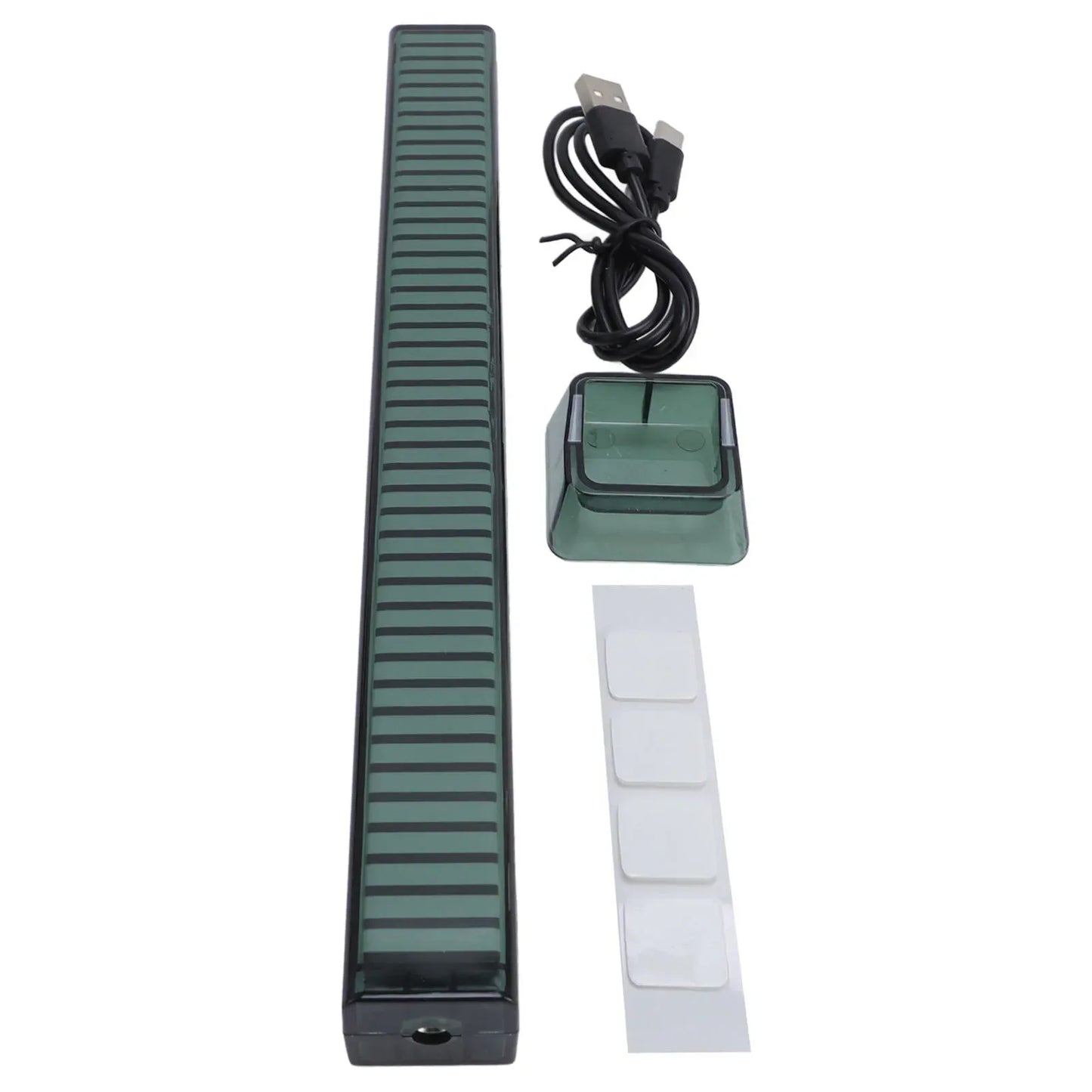LED Ambient Light Bar RGB Music  Light Sound Control Rhythm Sync LED Ambient Light Bar with Base Multiple Colors and Modes