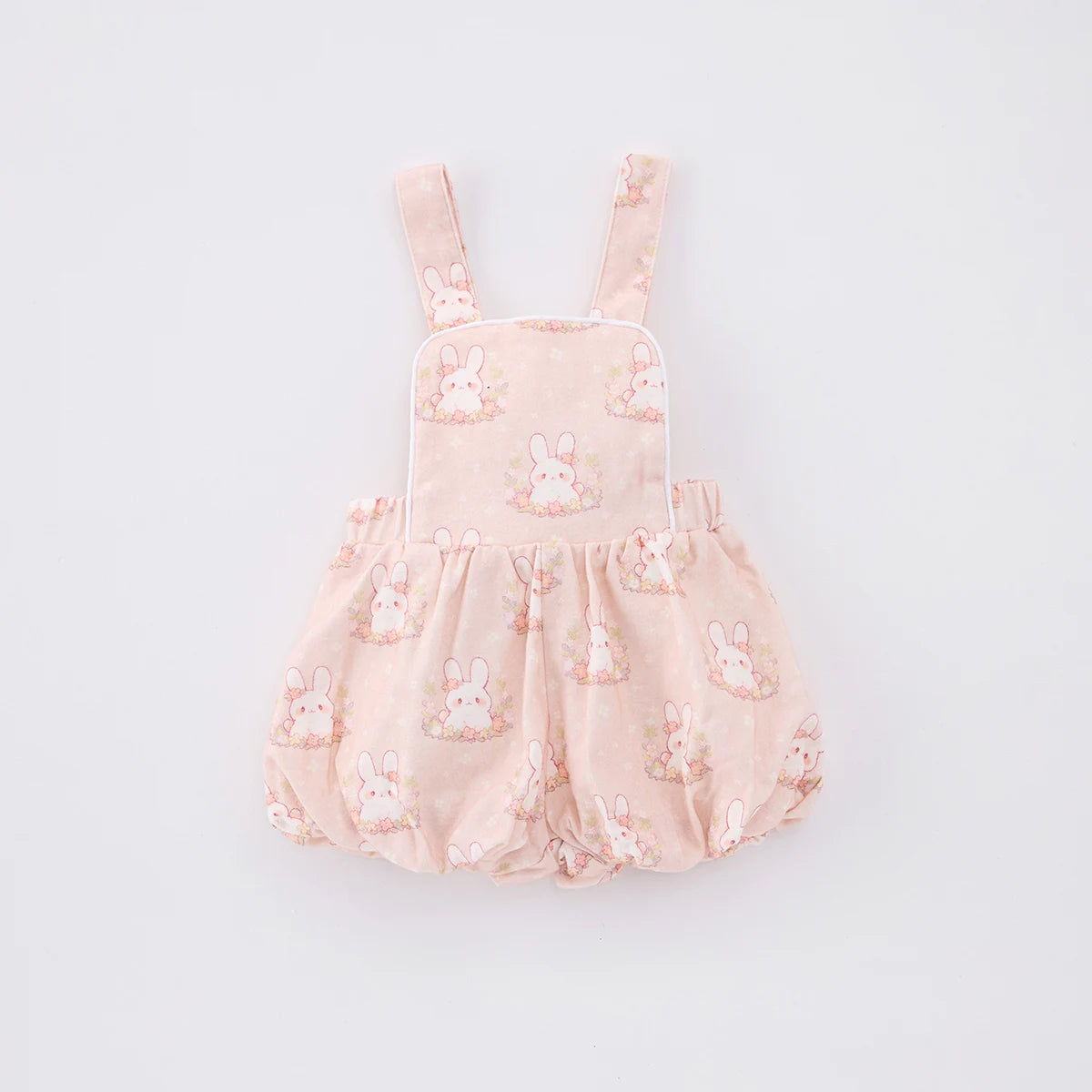 Infant carrycot pants set - Korean style - Girls' baby dress with sweet and stylish design - Cute rabbit print - Two-piece set