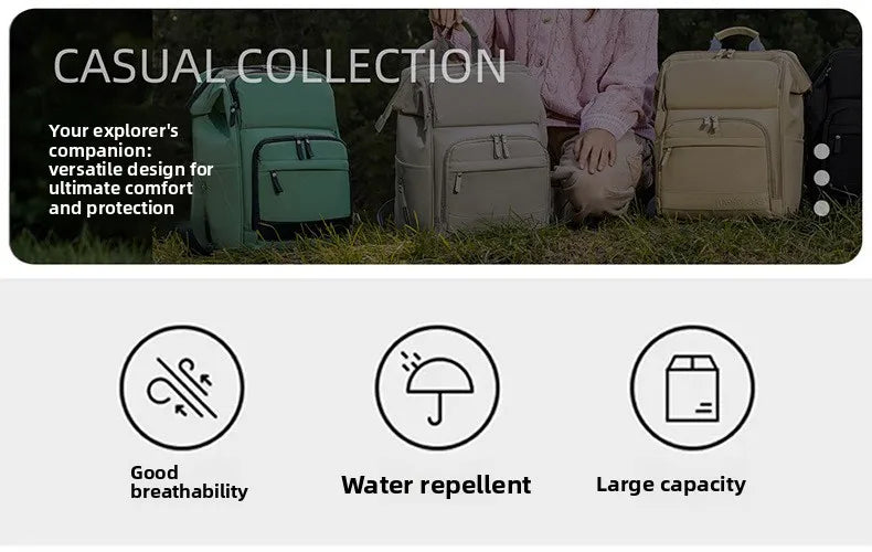 New Mom Bag: Multi-Functional, High-Capacity, Lightweight Diaper Bag with Milk Storage Compartment