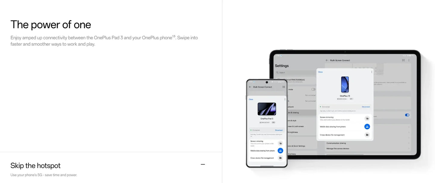 Global Version OnePlus Pad 3 Snapdragon 8 Elite 13.2inches 144Hz Screen 12140mAh Battery 13MP Rear Camera 8 Speakers 80W Charge