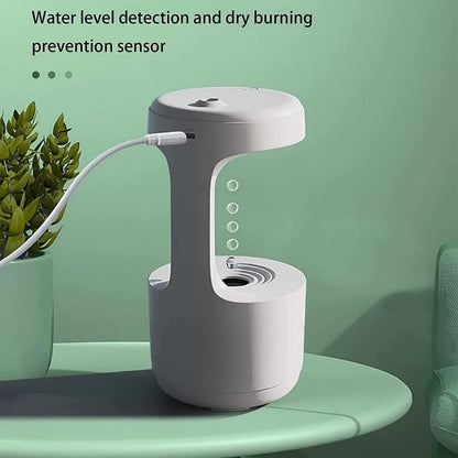 Anti-Gravity Humidifier New Ultrasonic Humidifier with Dual Power-Off Protection Large Capacity Air Humidifierw for Home/Office