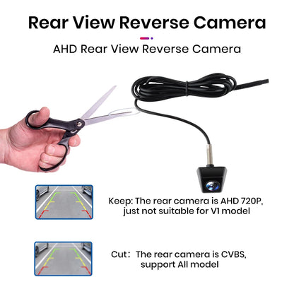 Car rear view camera AHD 720P Resolution Waterproof 140° Wide-angle reverse backup parking camera for Junsun DVD car accessories