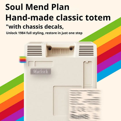 Desktop Digital Clock Retro Classic Design Beige Floppy Disk Decor Tech Gadget Gift For Men Women Office Desk Novelty Ornament