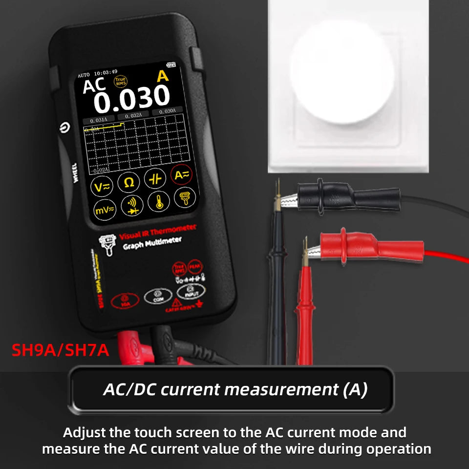 BSIDE SH7 320*320 Thermal Imager Camera 20000 Counts Touchscreen Digital Multimeter 2 in 1 IR Camera for Macro lens Repair PCB