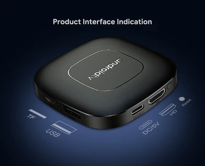 Smart TV Box 8GB 128GB Android 14 ATV Allwinner H313 Google Assistant 8K Video 4k HDR10 Media Player T1 Very Fast Set Top Box