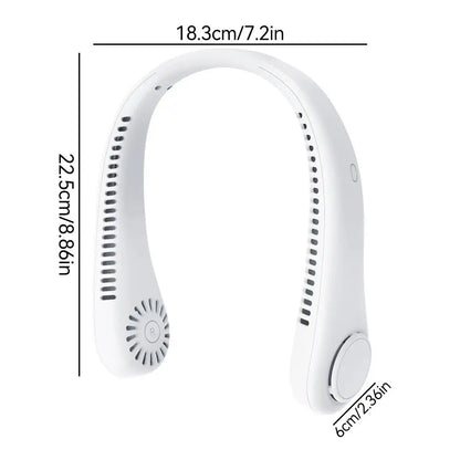 Hanging Neck Fan For Outdoor Portable Cooling Lazy Person Mini Hanging Neck Small Fan Bladeless Small Fan