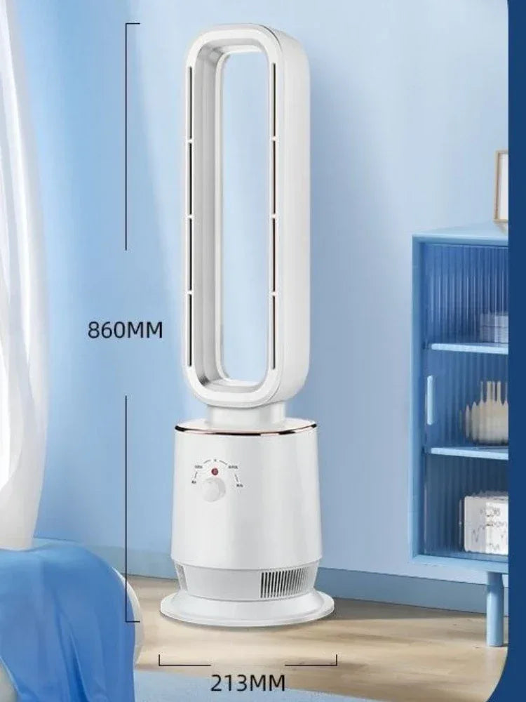 Bladeless Tower Fan with Remote Control 120° Oscillating Air Purifier for Baby Room/Dorm Quiet Floor Fan with Sterilization