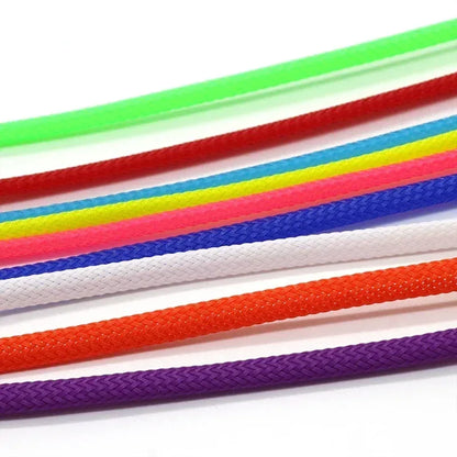 1-50M 2mm Insulated PET Braid Sleeves Sleeving High Density Cable Sheath Wrap Cable Protector Braid For Wires