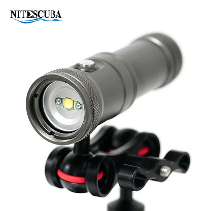 Nitescuba V20 Diving Led Video Light Glare 2000 Lumen Astigmatism Lamp Focus With Red Light Tg6 Gopro Underwater Photography