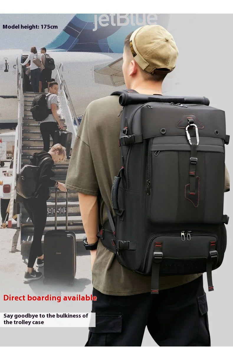50L 70L Large Capacity Travel Backpack Luggage Sports Training Fitness Independent Shoes Storage Bag Laptop Bags
