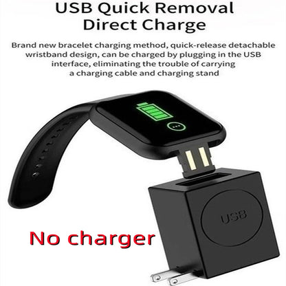 Montre connectée sport pour femme et homme, avec lecteur de musique intégré, suivi d'activité, podomètre et réveil (Y68 D20).