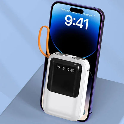 3*18650 Power Bank Fast Charging Powerbank Portable Battery Charger PowerBank For iPhone Xiaomi 4IN1 Mini Battery Storage Boxes