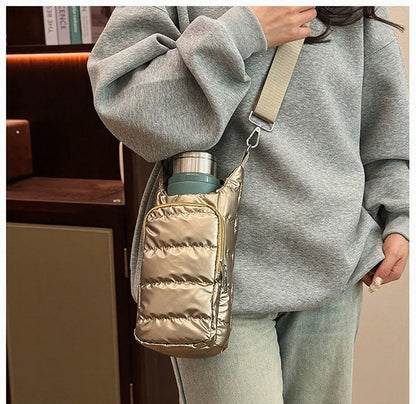 Autumn Winter Water Bottle Bag Thickened Thermal Water Bottle Cover Outdoor Sports Portable Water Bottle SleeveChristmas Gifts
