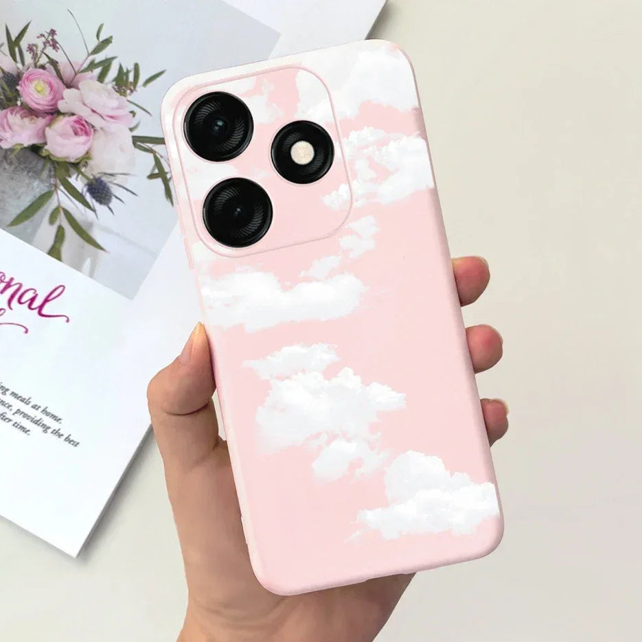 For Tecno Spark 20 Case Spark 20C BG7n Prety Girls Butterfly Painted Phone Case For Tecno Spark 20 Pro Spark20 C Soft TPU Fundas