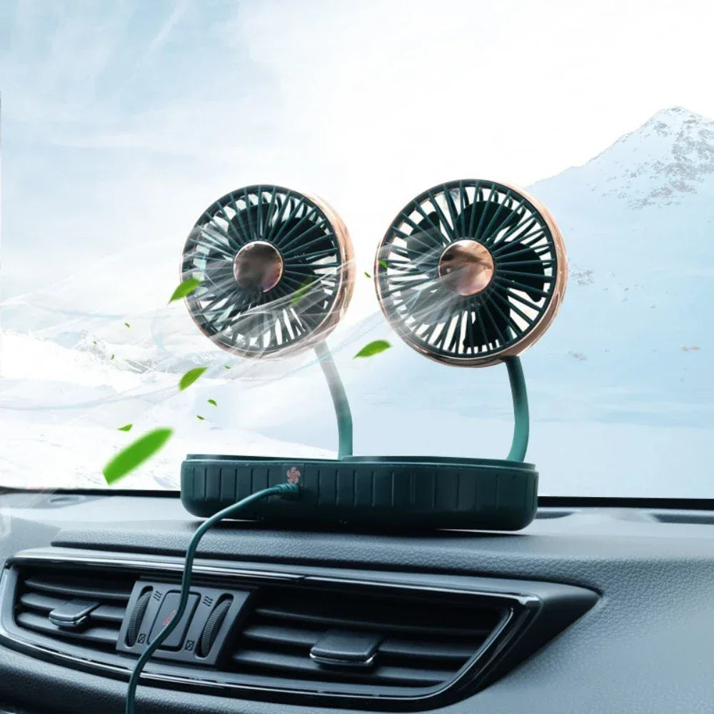 Grande ventilador do carro elétrico, resfriamento do caminhão, ar condicionado, saída de ar, ventilador pequeno