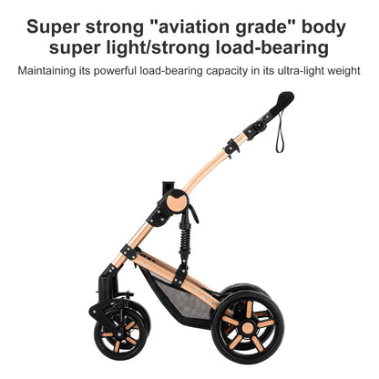 Baby Stroller 3 in 1 stroller lightweight strollers  Baby Carriage mutifunction strollers Baby newborn stroller mother kids