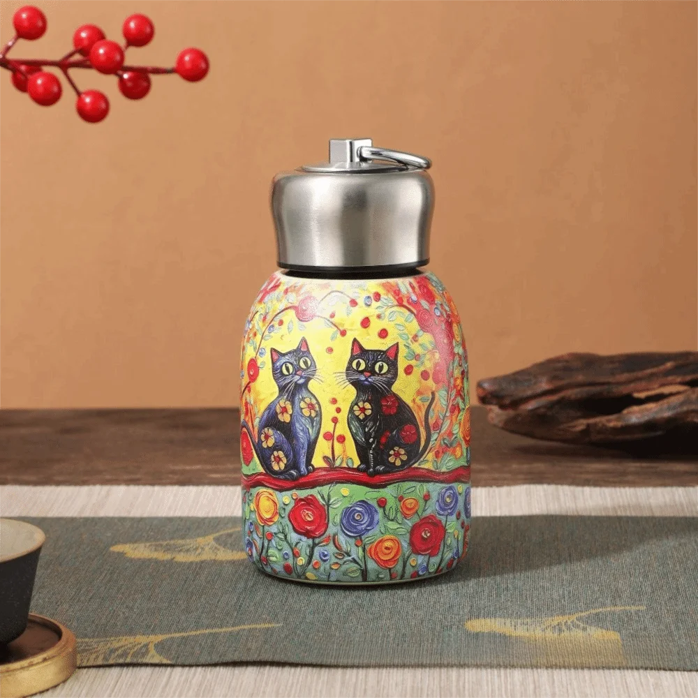 Creative Gift 316 Stainless Steel Insulated Cup 300ml Leak Proof Coffee Mug Durable Portable Water Bottle Outdoor Hiking