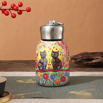 Creative Gift 316 Stainless Steel Insulated Cup 300ml Leak Proof Coffee Mug Durable Portable Water Bottle Outdoor Hiking