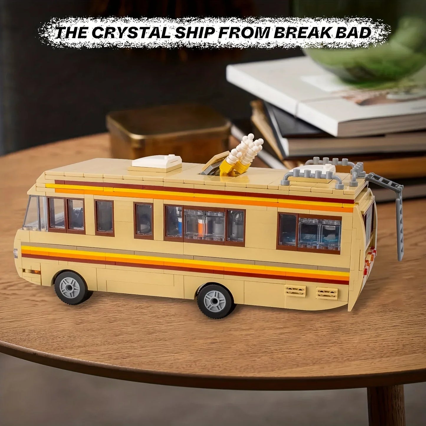 986pcs Breaking Bad Building Set Bus Toy Accessories Educational DIY RV Toy Birthday Party Favor For Boys Girls Christmas gift