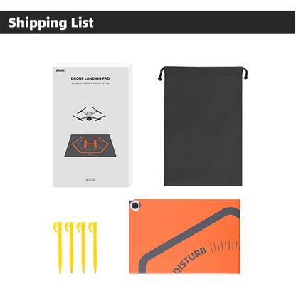 BRDRC Foldable Landing Pads for DJI Mavic 4 Pro/Air 3S/Neo 2/Mini 5 Pro/4 Pro/Mini 3/Mini 4K/2 Drone Mat Quadcopters Accessories