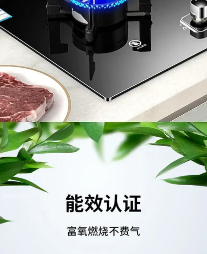 Household Built-in Double Stove Gas Stoves Table Kitchen Kitchens Cookers Countertops Cooker Home Recessed Top Cooktop Hob Panel