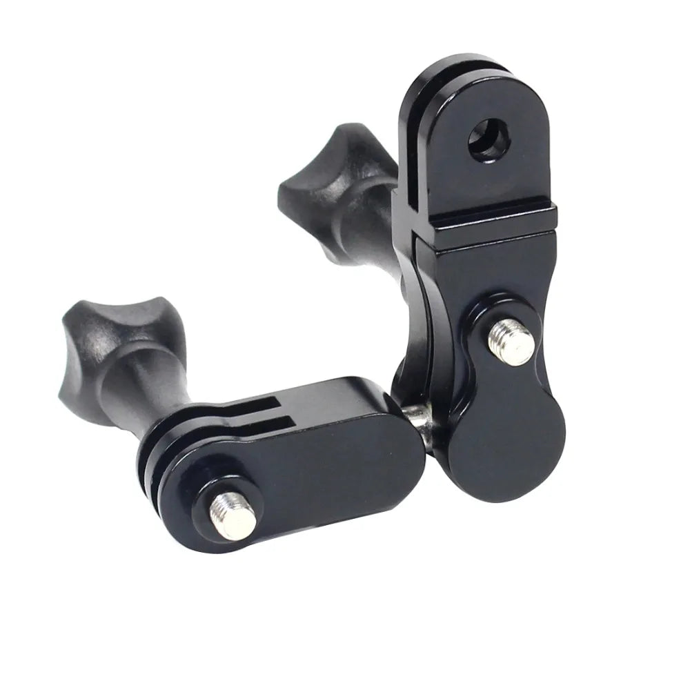 Universal Aluminum Arm Adapter Mount Bracket Connector W/ Knob 1/4'' Inch Screw for GoPro for OSMO Action YI Sports DSLR Cameras